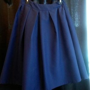 Navy Blue 50s A-Line full skirt